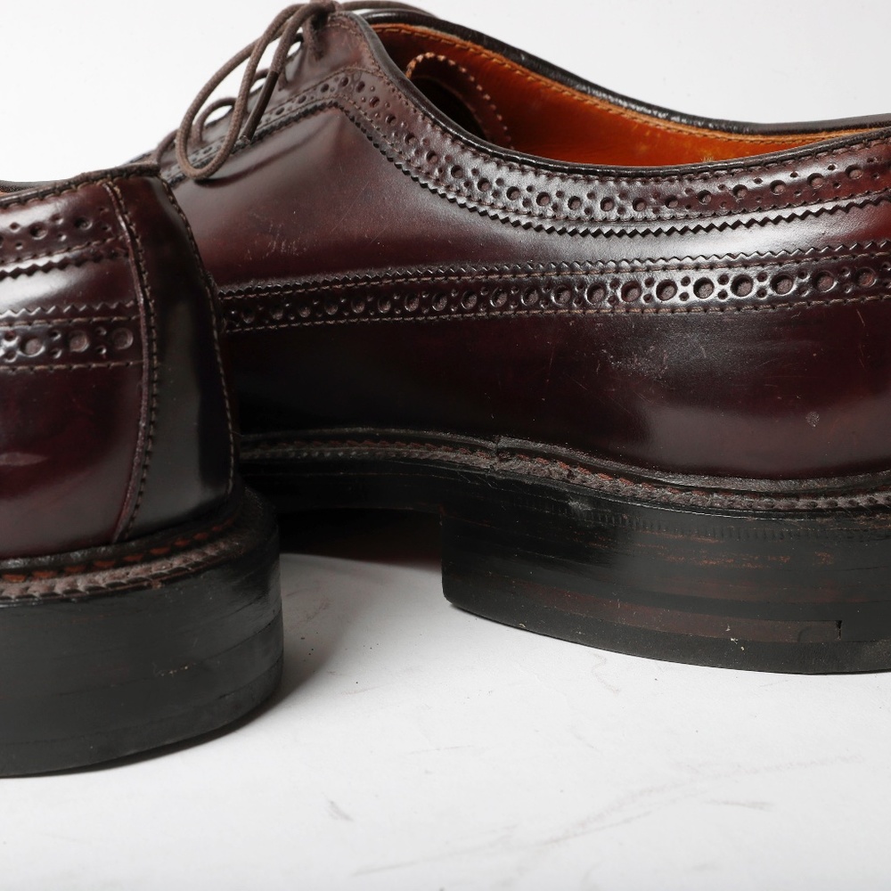 Alden 975 Shell Cordovan Long Wing Blucher Size 12 - Picture 5 of 8